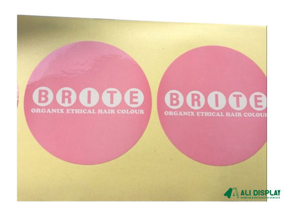 برچسب های بسته بندی لوازم آرایشی و بهداشتی CMYK کاغذ 50mm PSD Self Adhesive Label